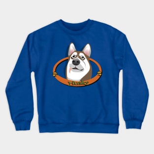 Husky Puppy Crewneck Sweatshirt